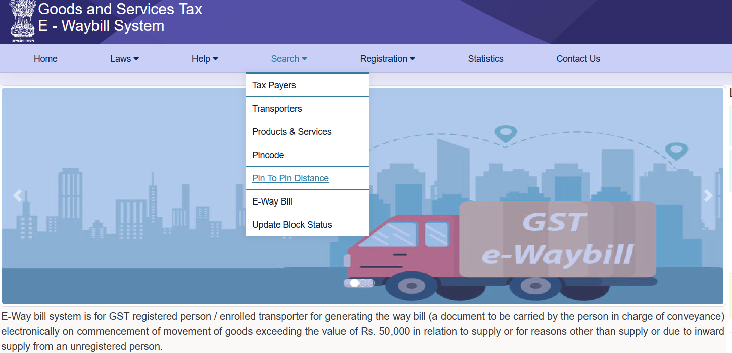 pin to pin distance calculator