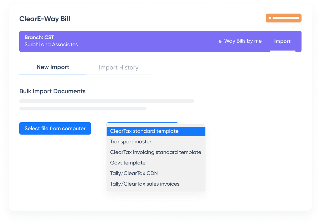 List of compliance statuses
