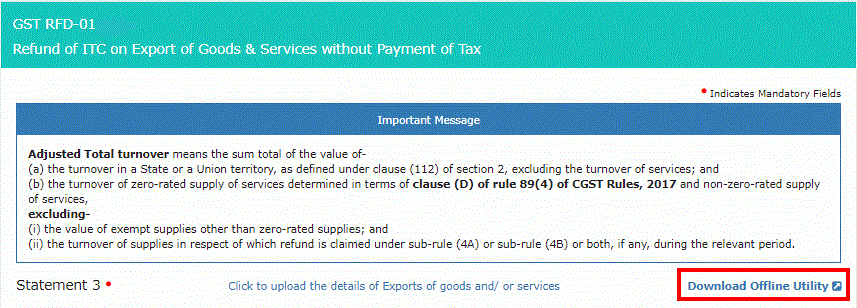 download statement 3