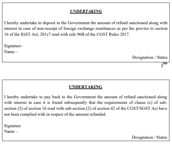 refund of accumulated ITC