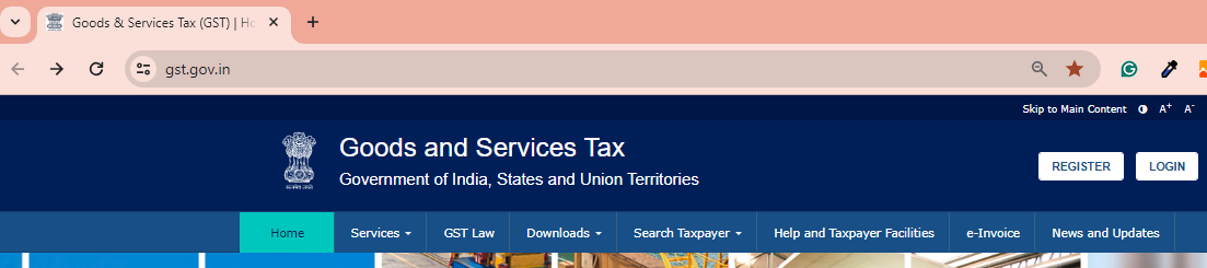 GST login procedure