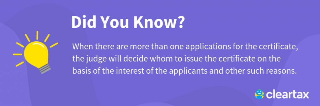 Succession Certificate Process