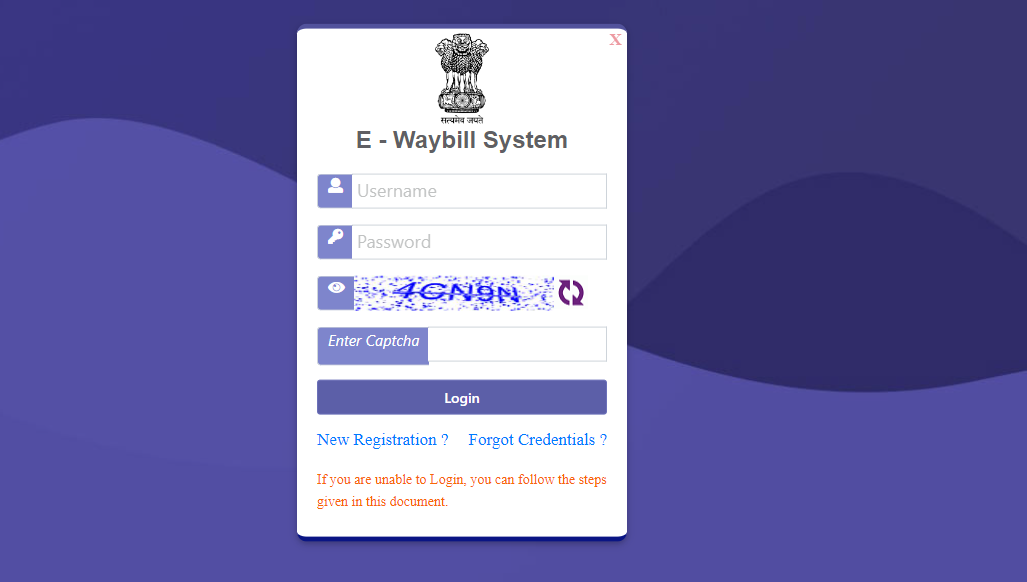 e way bill portal
